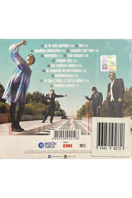 (Plak Değildir CD dir) CD Paris Combo 5 Açılmamış Ambalajında CD