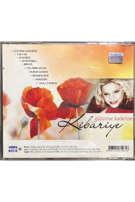 (Plak Değildir CD dir) CD Kibariye Gülümse Kaderine Müzik CD si