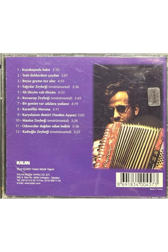(Plak Değildir CD dir) CD Muammer Ketencoğlu Karanfilin Moruna Anadolu Zeybekleri CD