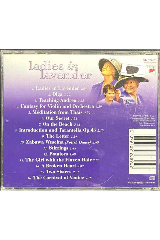 (Plak Değildir CD dir) CD Ladies In Lavender Soudntrack CD