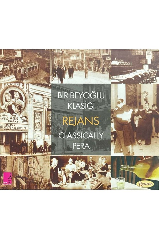 (Plak Değildir CD dir) CD Bir Beyoğlu Klasiği Rejans Classically Pera Kartonet Kapaklı CD
