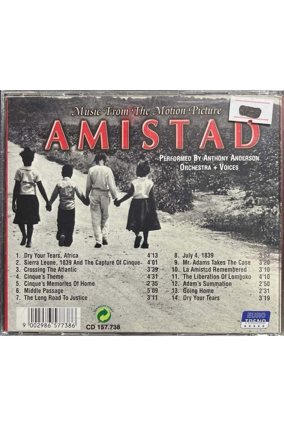 (Plak Değildir CD dir) CD Amistad - Amistad Soudntrack CD