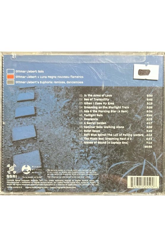 (Plak Değildir CD dir) CD Ottmar Liebert In The Arms Of Love CD