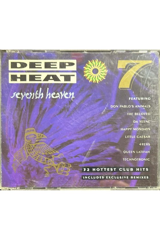 (Plak Değildir CD dir) CD Deep Heat Seventh Heaven 7 Double CD