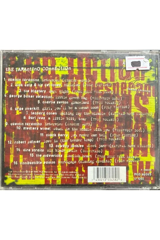 (Plak Değildir CD dir) CD The Tarantino Connection CD