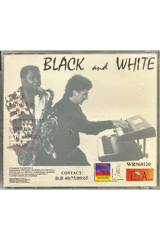 (Plak Değildir CD dir) CD Mister B. CD Black And White CD
