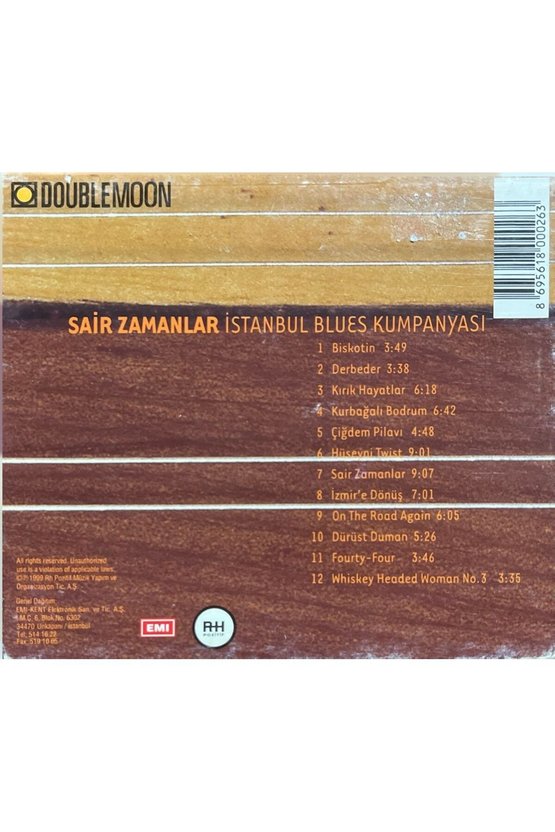 (Plak Değildir CD dir) CD Sair Zamanlar İstanbul Blues Kampanyası CD