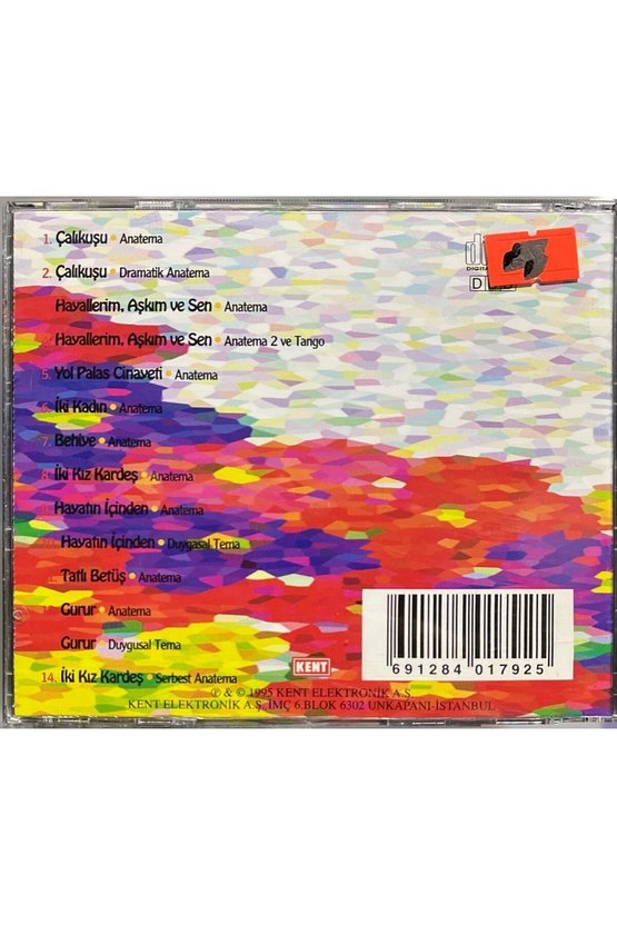 (Plak Değildir CD dir) CD Esin Engin Orkestrası Film Müzikleri CD
