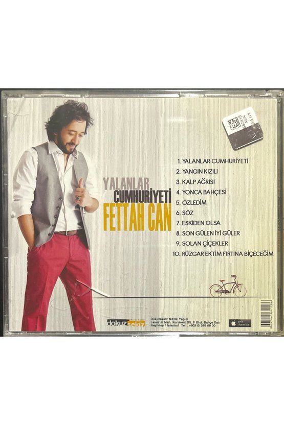 (Plak Değildir CD dir) CD Fettah Can Yalanlar Cumhuriyeti CD