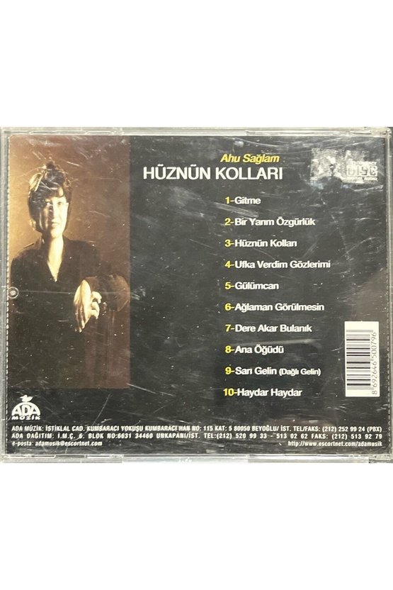 (Plak Değildir CD dir) CD Ahu Sağlam Hüznün Kolları CD