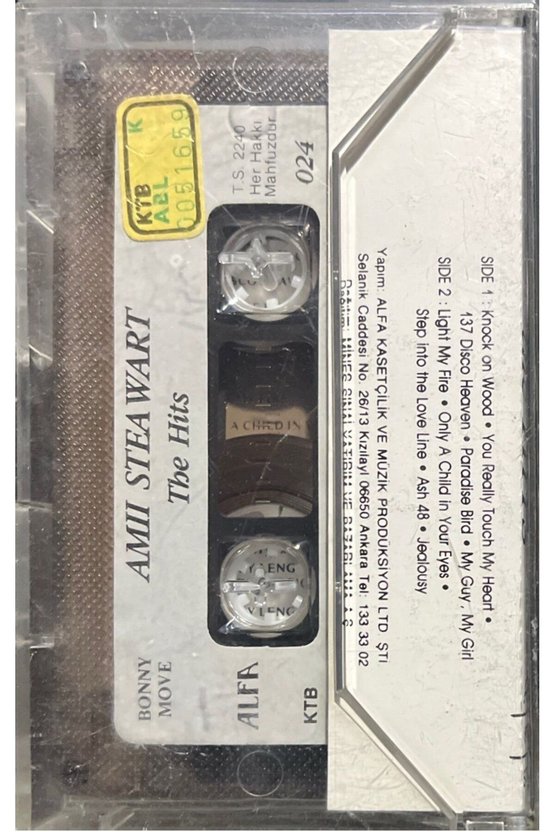 (Plak Değildir KASET tir) Kaset Amii Stewart The Hits Kaset