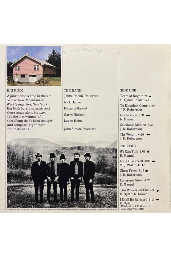 Music From Big Pink LP Plak