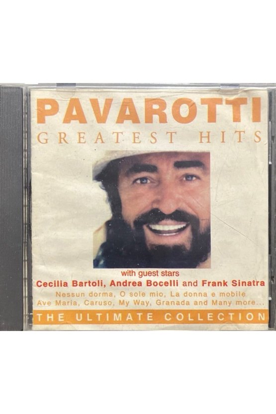(Plak Değildir CD dir) CD Pavarotti Greatest Hits Double CD