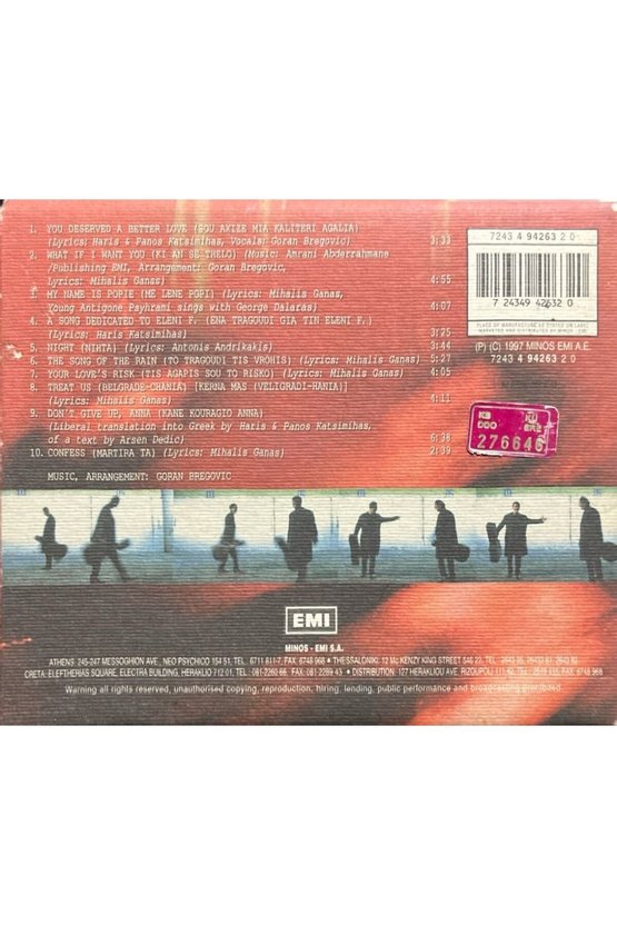 (Plak Değildir CD dir) CD George Dalaras With Two Canvas Shoes CD