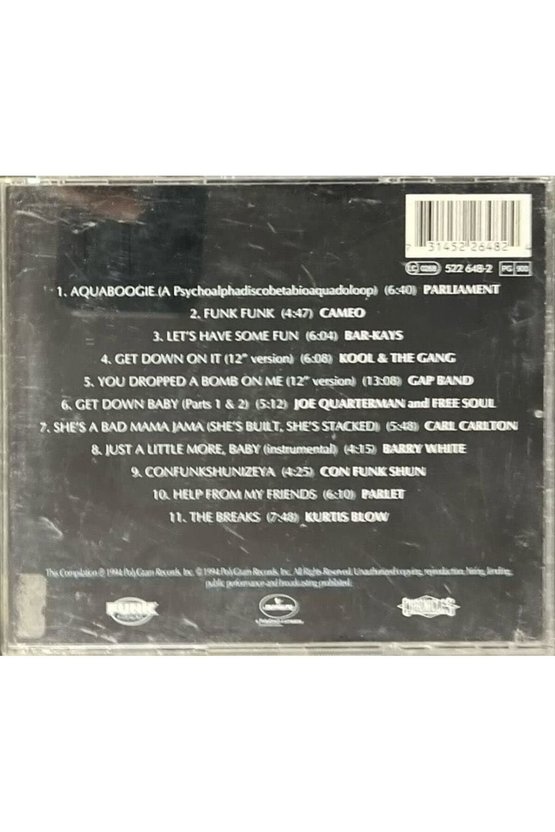 (Plak Değildir CD dir) CD Funk Funk CD