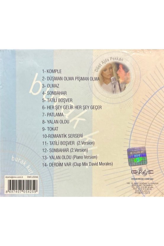 (Plak Değildir CD dir) CD Burak Kut Komple CD