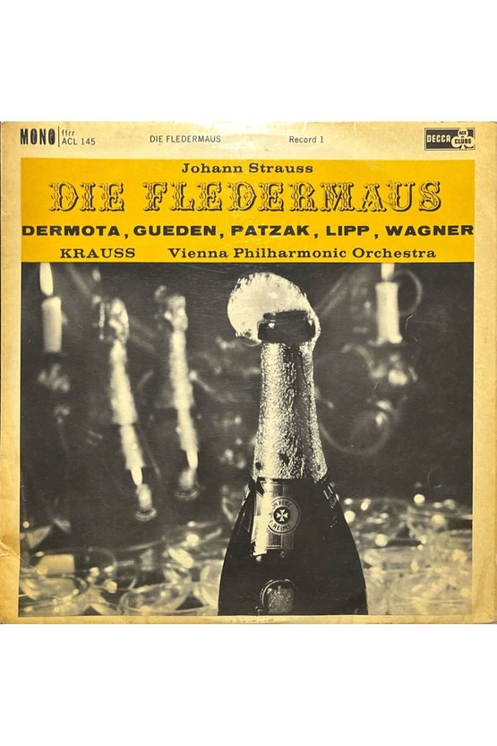 Johann Strauss Jr. – Die Fledermaus 2 Plak Set Record 1 Ve Record 2 Classic LP Plak