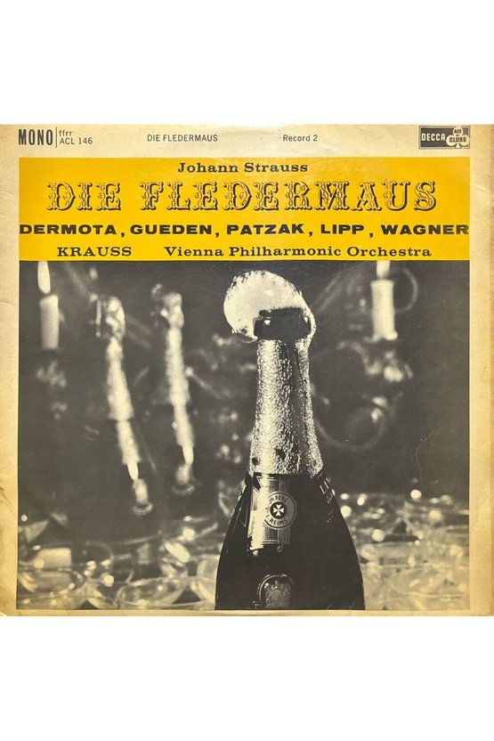 Johann Strauss Jr. – Die Fledermaus 2 Plak Set Record 1 Ve Record 2 Classic LP Plak