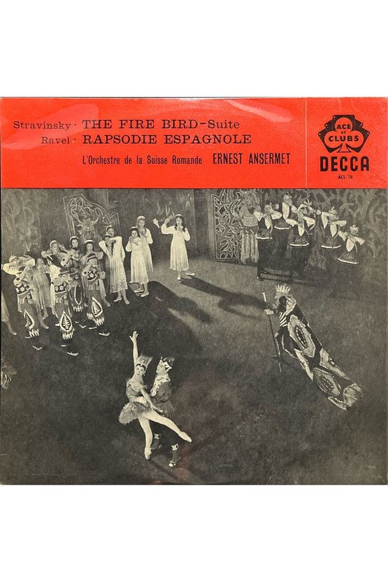 Igor Stravinsky The Fire Bird, Maurice Ravel Rapsodie Espagnole Classic LP Plak