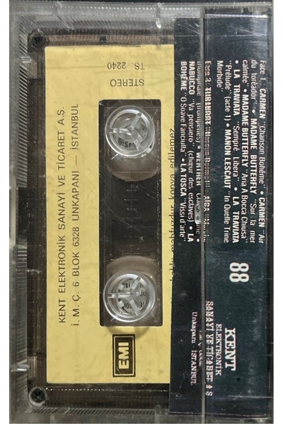 (Plak Değildir KASET tir) Kaset Operas In Digital Franck Pourcel Kaset