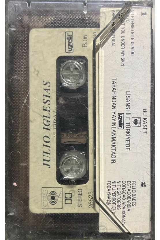 (Plak Değildir KASET tir) Kaset Julio Iglesias Libra Kaset