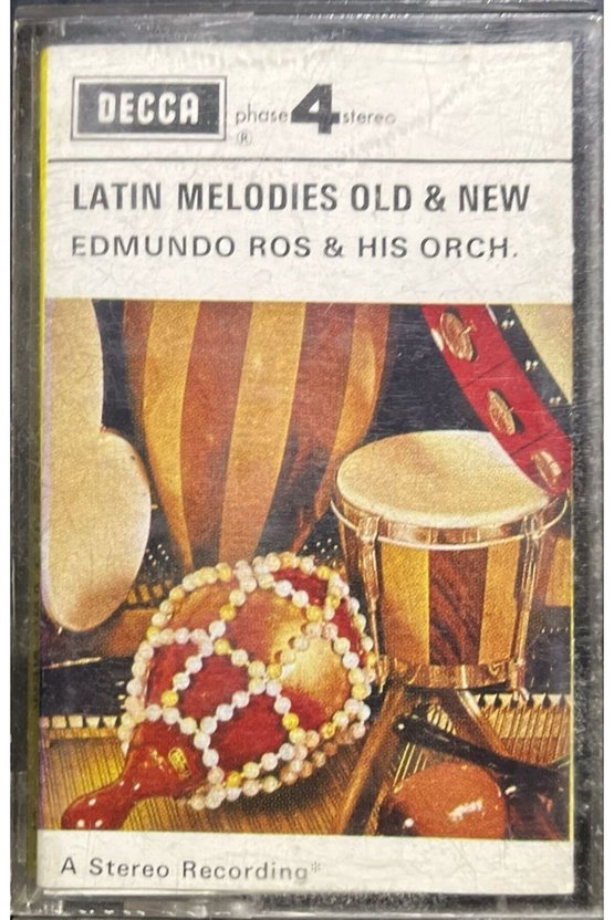 (Plak Değildir KASET tir) Kaset Latin Melodies Old & New Kaset