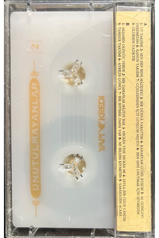 (Plak Değildir KASET tir) Kaset Unutulmayanlar 2 İnci Çayırlı Serap Mutlu Akbulut Kaset
