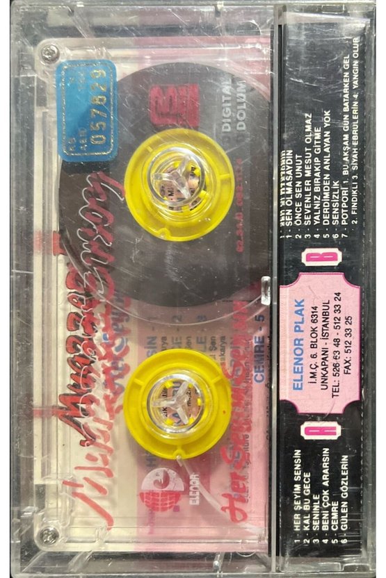 (Plak Değildir KASET tir) Kaset Muazzez Ersoy Herşeyim Sensin Kaset