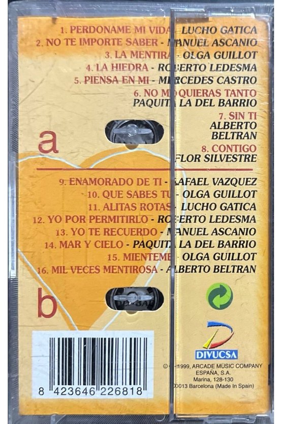 (Plak Değildir KASET tir) Kaset El Bolero MC1 Kaset