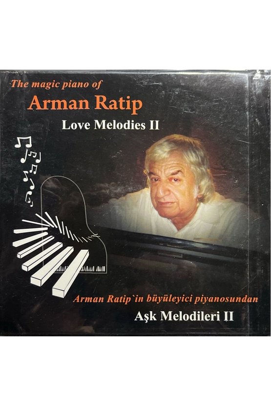 (Plak Değildir CD dir) CD Arman Ratip Aşk Melodileri II Açılmamış Jelatininde CD