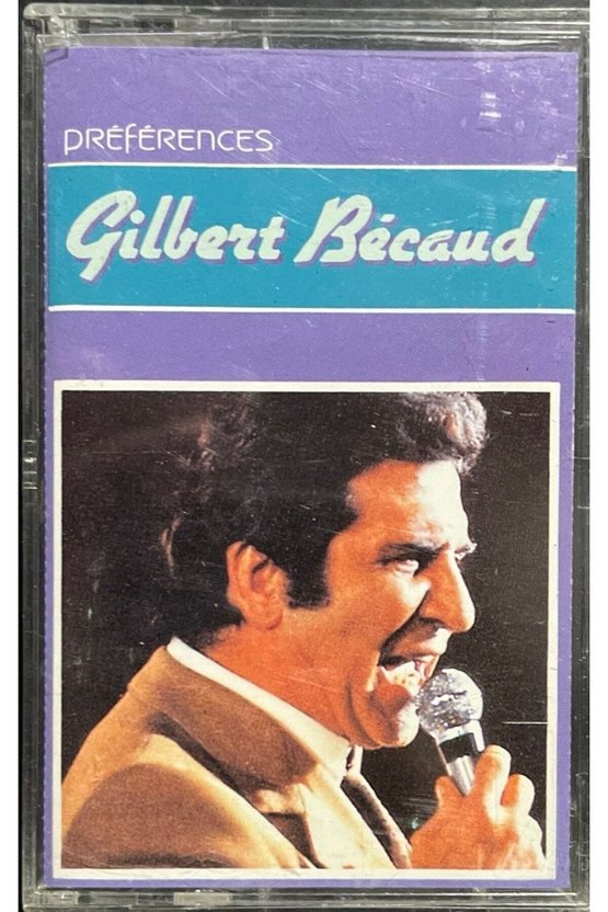 (Plak Değildir KASET tir) Kaset Gibert Becaud Gibert Becaud Kaset