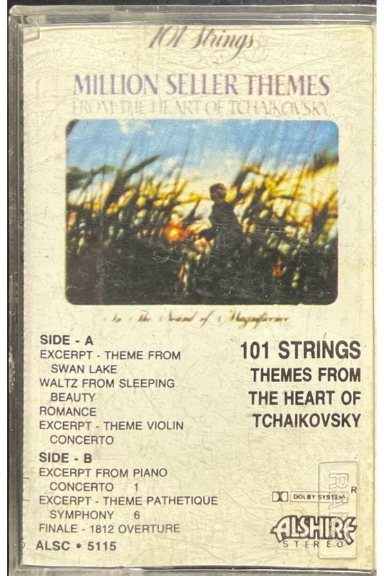 (Plak Değildir KASET tir) Kaset 101 Strings Themes From The Heart Of Tchaikovsky Kaset