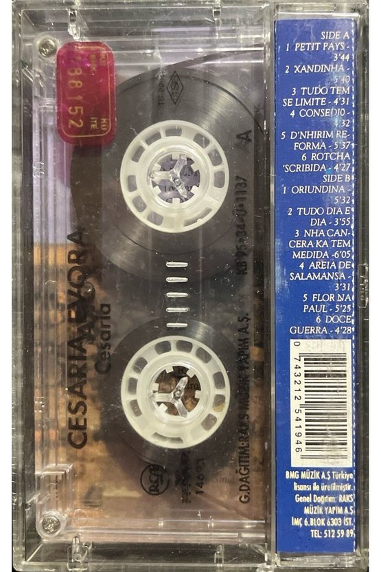 (Plak Değildir KASET tir) Kaset Cesari Evora Cesaria Kaset