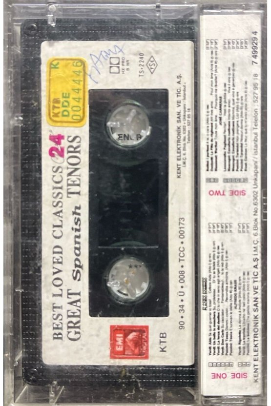 (Plak Değildir KASET tir) Kaset Best Loved Opera Arias-24 Kaset
