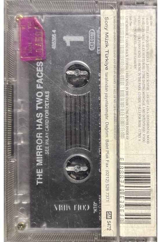 (Plak Değildir KASET tir) Kaset The Mirror Has Two Faces Soundtrack Kaset