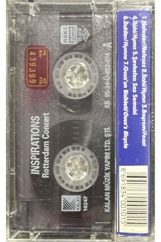 (Plak Değildir KASET tir) Kaset Inspirations Roterdam Concert Kaset