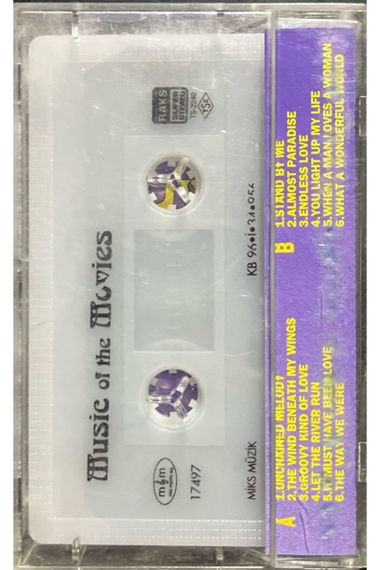 (Plak Değildir KASET tir) Kaset Music Of The Movies Kaset