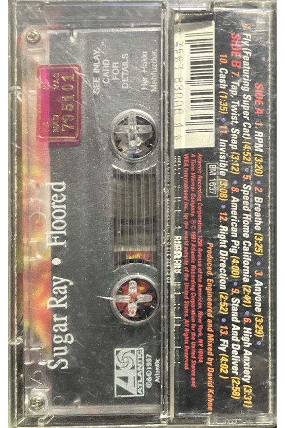 (Plak Değildir KASET tir) Kaset Sugar Ray Floored Kaset