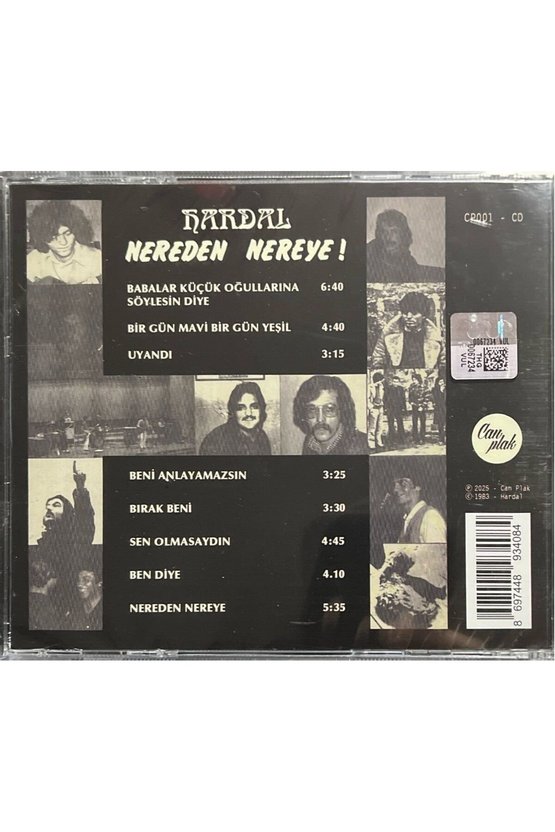 (Plak Değildir CD dir) CD Hardal Nereden Nereye! Açılmamış Jelatininde CD