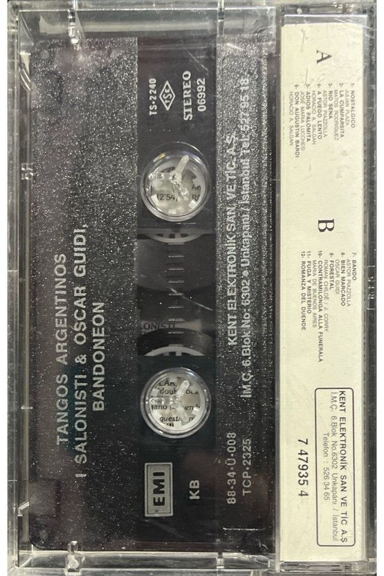 (Plak Değildir KASET tir) Kaset Tangos Arjantinos I Salonisti Kaset