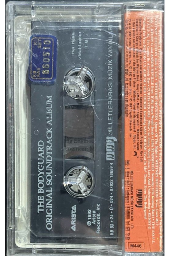 (Plak Değildir KASET tir) Kaset The Bodyguard Soundtrack Kaset