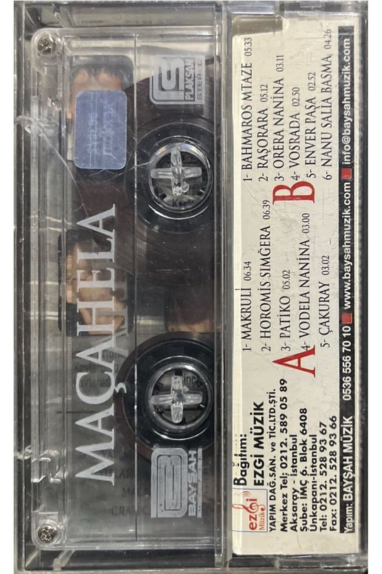 (Plak Değildir KASET tir) Kaset Maçahela Türkiyeden Vokal Gürcü Müziği Kaset