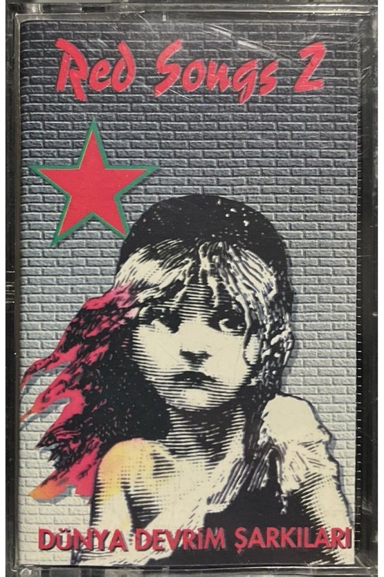 (Plak Değildir KASET tir) Kaset Red Songs 2 Dünya Devrim Şarkıları Kaset