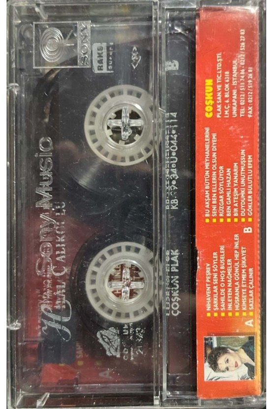 (Plak Değildir KASET tir) Kaset Hilal Çalıkoğlu Piano İle Türk Müziği Esintileri Kaset