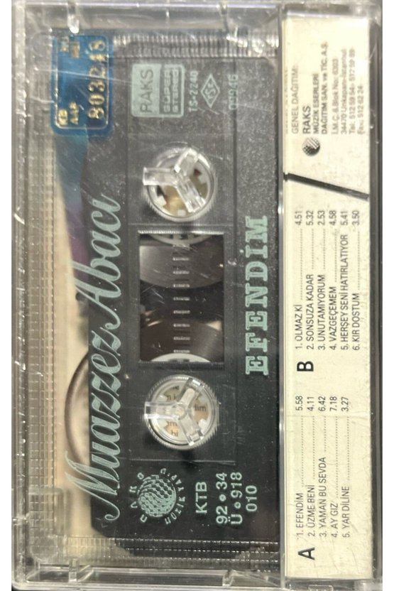 (Plak Değildir KASET tir) Kaset Muazzez Abacı Efendim Kaset