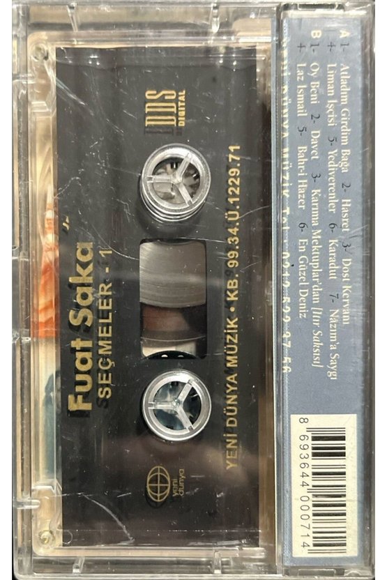 (Plak Değildir KASET tir) Kaset Suat Saka Seçmeler 1 Kaset