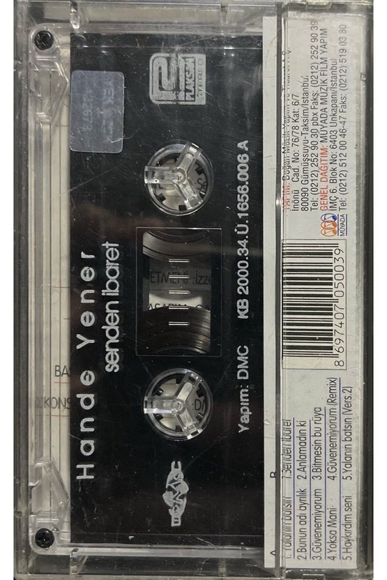 (Plak Değildir KASET tir) Kaset Hande Yener Senden İbaret Kaset