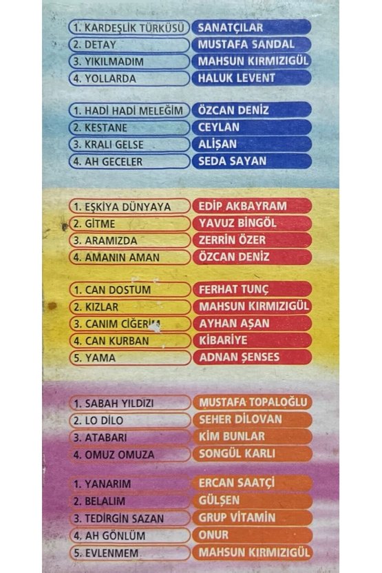 (Plak Değildir KASET tir) Kaset The Best Of Prestij (3 Kaset 2 Tanesi Açılmamış Jelatininde) Kaset
