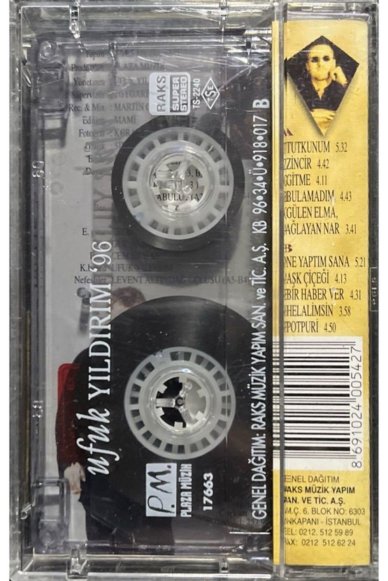 (Plak Değildir KASET tir) Kaset Ufuk Yıldırım 96 Kaset