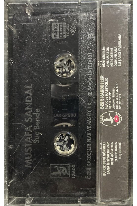 (Plak Değildir KASET tir) Kaset Mustafa Sandal Suç Bende Kaset